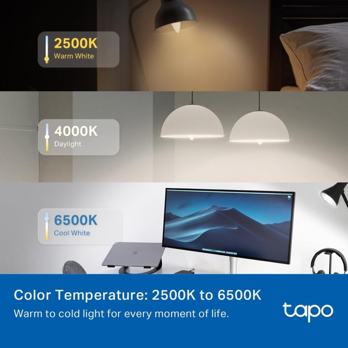 TP - Link Wi - Fi smart light bulb for smart home lighting