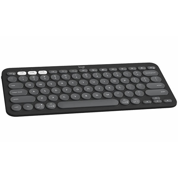 Logitech K380s Pebble Keys 2 Slim Bluetooth Keyboard – Graphite Logitech K380s Pebble Keys 2 Slim Bluetooth Keyboard – Graphite