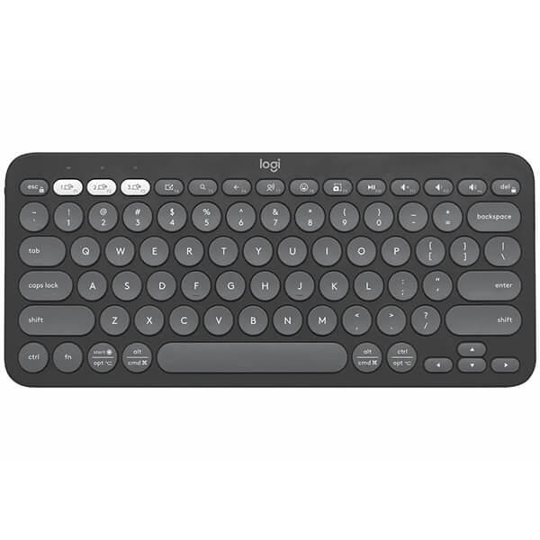 Logitech K380s Pebble Keys 2 Slim Bluetooth Keyboard – Graphite
