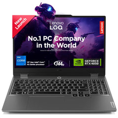 Lenovo LOQ Gaming (2026) 13Gen Intel Core i7 13645HX 14-Cores w/ AI Engine+ LA1 Chip Nvidia & RTX 4050 6GB DDR6 & IPS 144Hz Display - Luna Grey