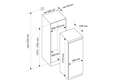 Bertazzoni Built-in Refrigerator, 294 Litres