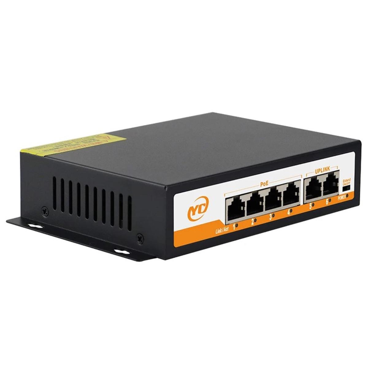 YC DS0402A-DP6 Smart 4 Port 2 Uplink 10/100 POE Switch