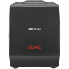 APC Line-R 1000VA 500W Automatic Voltage Regulator 3 Universal Outlets 230V - Black
