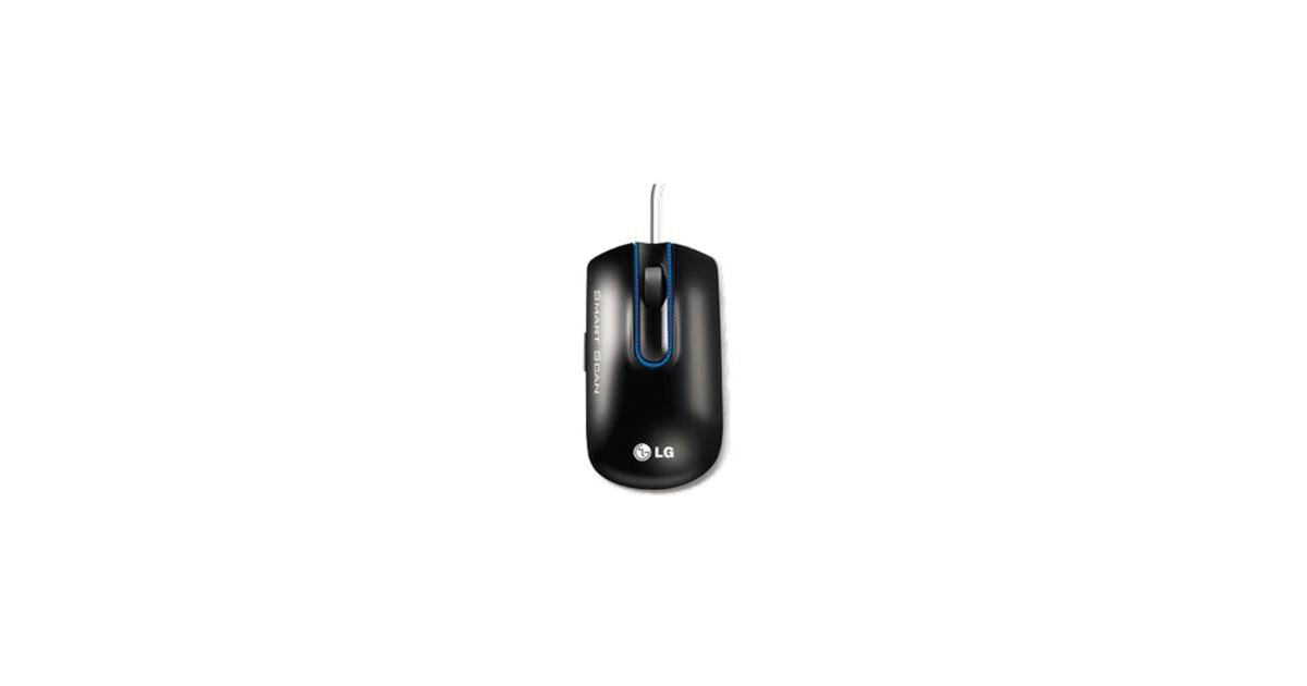 LG LSM-100 Black Smart Scan Mouse Scanner USB Laser - Black LG LSM-100 Black Smart Scan Mouse Scanner USB Laser - Black