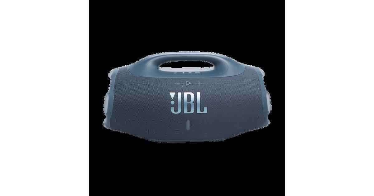 JBL Boombox 4 Portable Bluetooth Speaker – Massive AI Sound | 34H Battery | Auracast | Blue