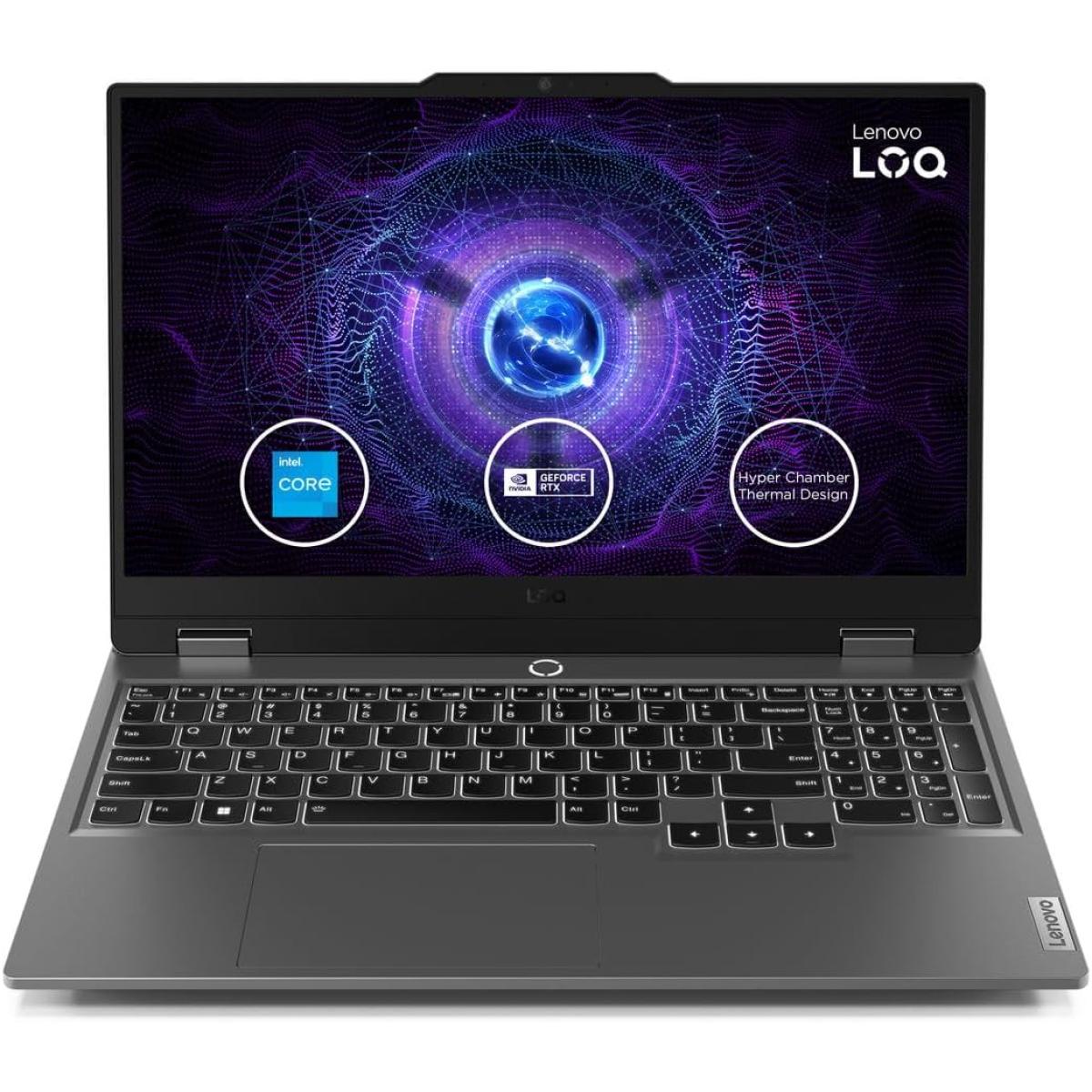 Lenovo LOQ 15IRX9 with LA1 AI Chip, Core i7-13645HX 13th-GEN ,16GB RAM DDR5, NVIDIA GeForce RTX™ 4050 6GB GDDR6 , 15.6" Full-HD IPS 144Hz,100% sRGB