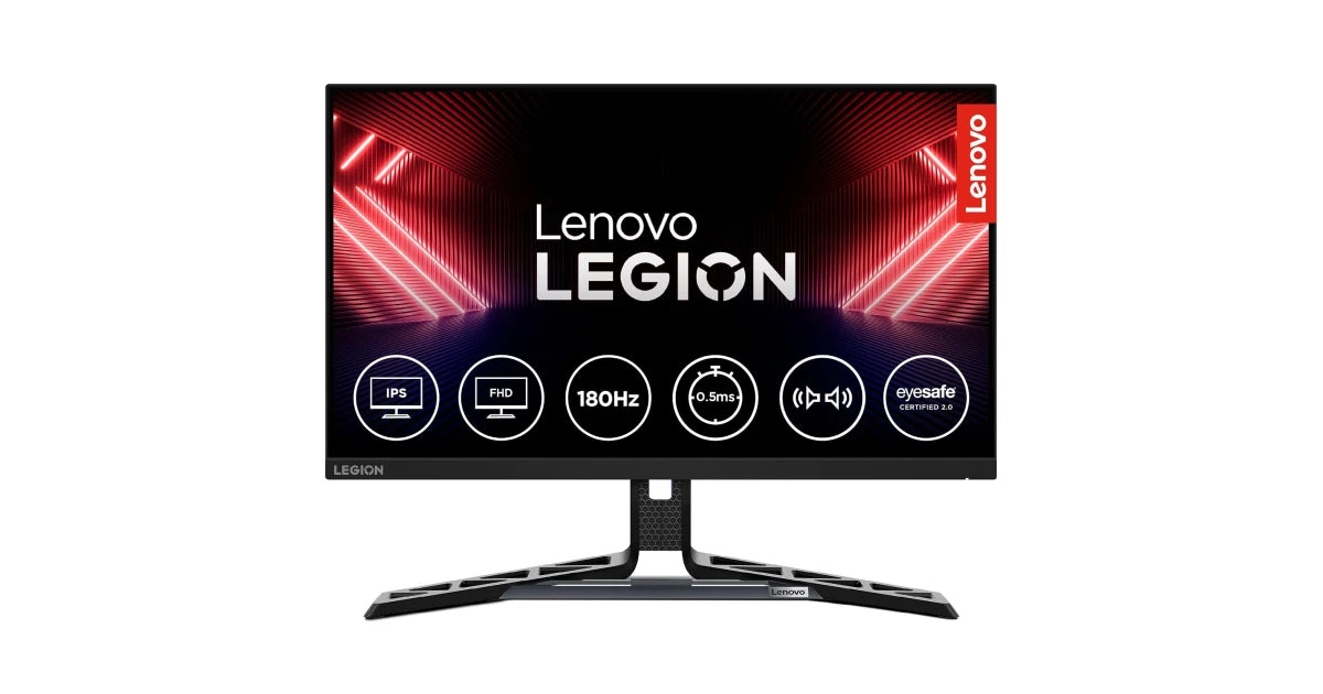 Lenovo Legion R25i-30 24.5" FHD IPS 180Hz HDMI 2.1 Tilt, Swivel, Pivot, Height Adjust & Speaker- Gaming Monitor