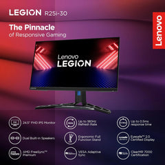 Lenovo Legion R25i-30 24.5" FHD IPS 180Hz HDMI 2.1 Tilt, Swivel, Pivot, Height Adjust & Speaker- Gaming Monitor
