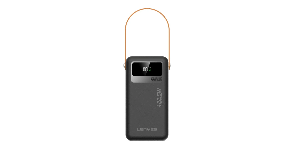Lenyes PX691D 60000mAh Power Bank (Black)