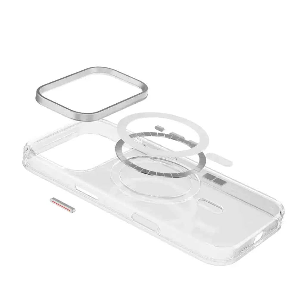 Levelo Allure Hard Case for iPhone 17 Pro/Pro Max - Transparent with phone cases