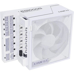 Lian Li Edge EG1200G 1200W Gold (White) (ATX 3.1) PCIE 5.1 (12V-2×6) 80 Plus Gold Full Modular Power Supply W/ Braided-Sleeved Cables + Detachable USB hub w/ 4 internal USB 2.0 Headers & 6 PWM Headers | G9P.EG1200G.WH00.EU | - CompuMe