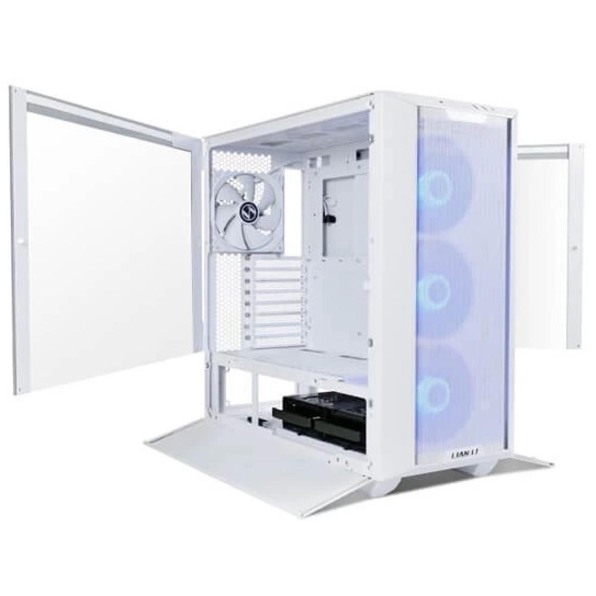 Lian Li ARGB PC case for desktop computer builds and component installation