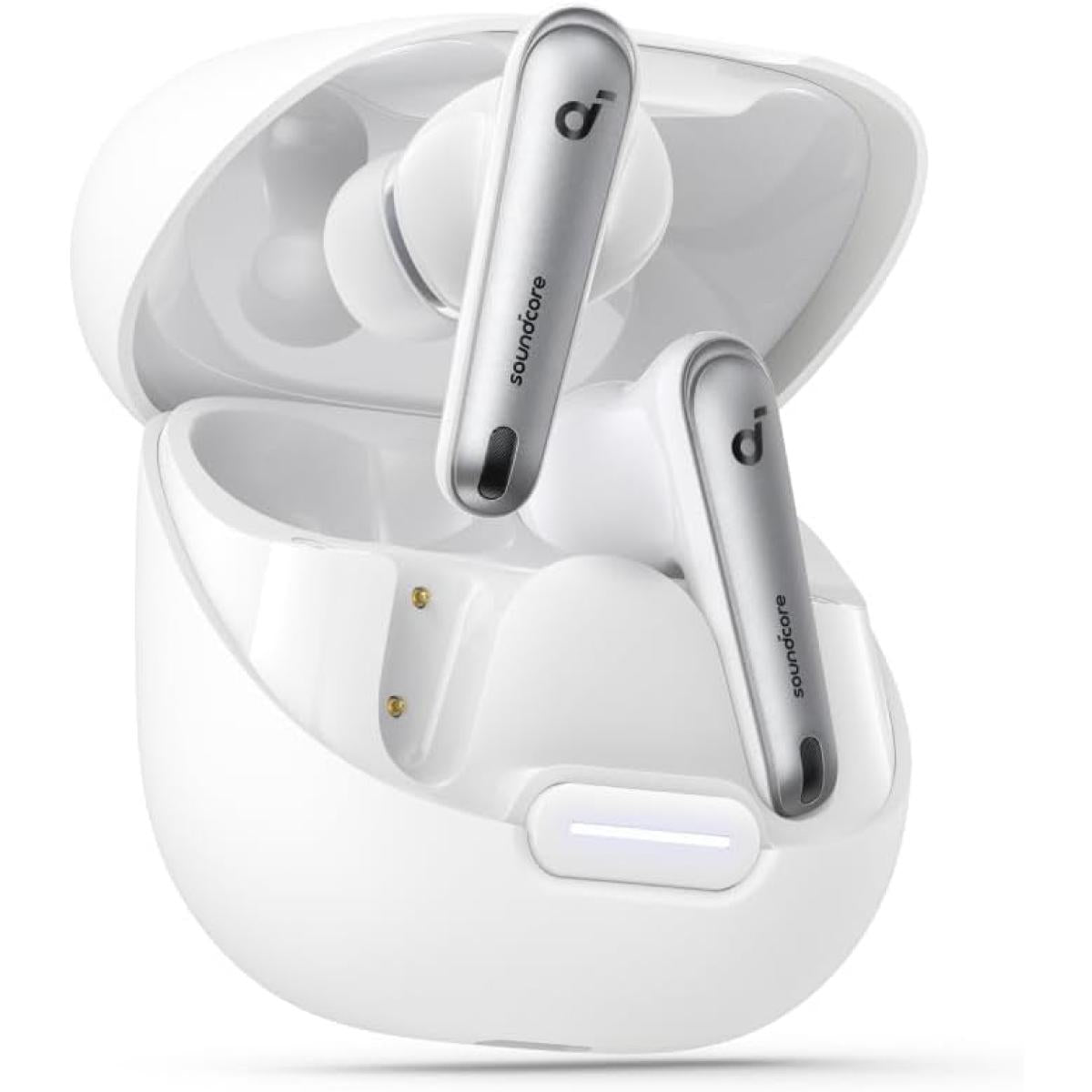 Anker Soundcore Liberty 4 Nc Wireless Earbuds, 98.5% Noise Reduion, Adaptive Noise Cancelling To Ears And Environment, Hi Res Sound, 50h Battery, Wireless Charging, Bluetooth 5.3 White