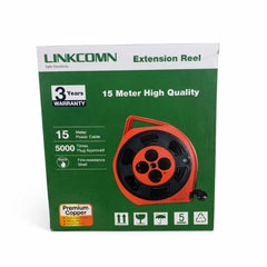 Lincomn LC-PS491 Power Strip 4 Sockets + 15m | EU