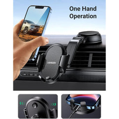 UGREEN 20473 CAR DASHBOARD WATERFALL-SHAPED SUCTION CUP PHONE MOUNT