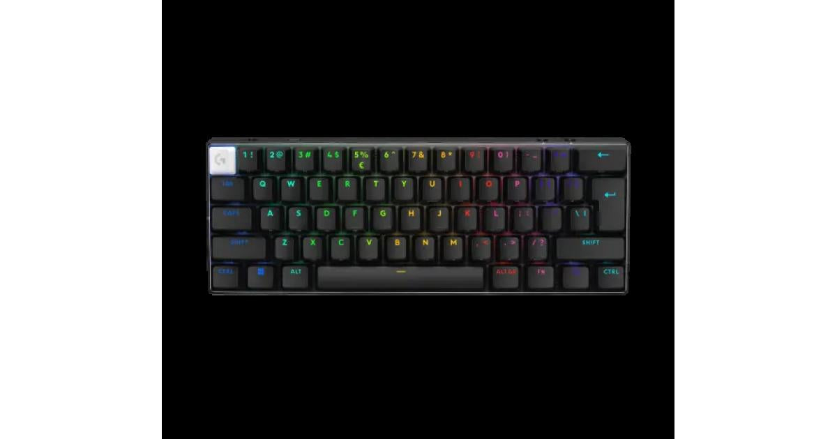Logitech G PRO X 60 LIGHTSPEED Wireless Keyboard – GX Tactile Optical - Bluetooth & USB-C - Black Logitech G PRO X 60 LIGHTSPEED Wireless Keyboard – GX Tactile Optical - Bluetooth & USB-C - Black