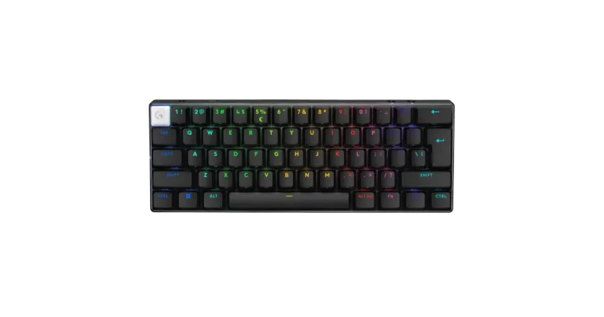 Logitech G PRO X 60 LIGHTSPEED Wireless Keyboard – GX Tactile Optical - Bluetooth & USB-C - Black