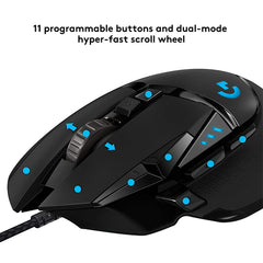 Logitech G502 Hero High Performance Gaming Mouse