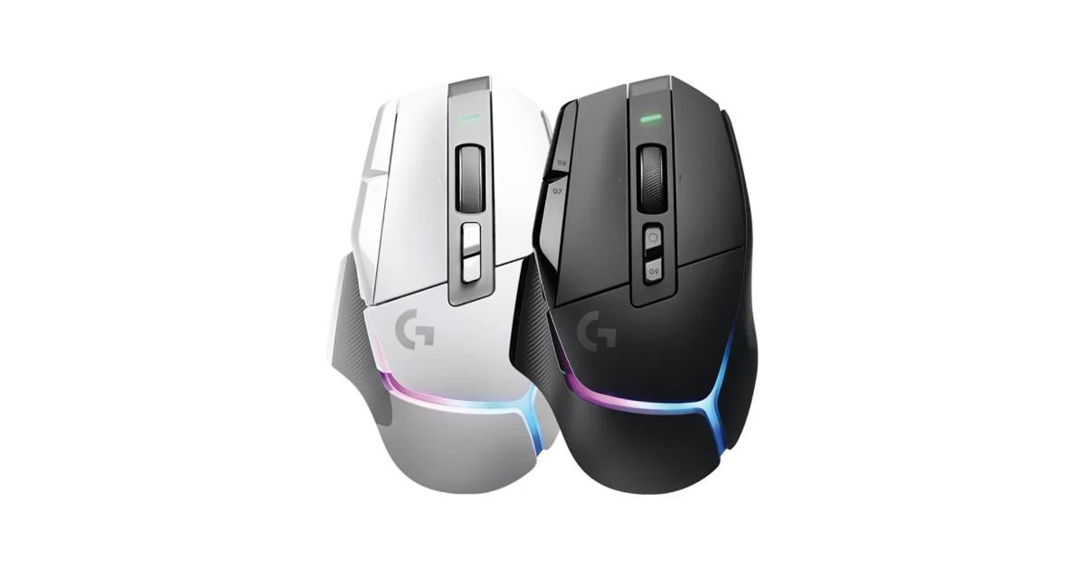Logitech G502 X PLUS LIGHTSPEED Wireless Optical mouse with LIGHTFORCE hybrid switches, LIGHTSYNC RGB, HERO 25K gaming sensor, compatible with PC - macOS/Windows - CompuMe