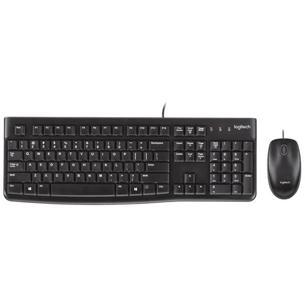 Logitech Mk120 Corded Keyboard And Mouse Combo