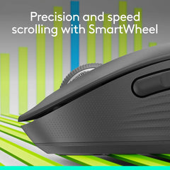 Logitech Signature M650 L Wireless Mouse, Wireless + BT Connection Silent Touch