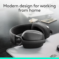 Logitech Zone Vibe 100 Wireless & Bluetooth Over Ear Headphones - Graphite with headset