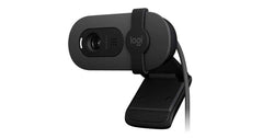 Logitech Brio 105 Full HD 1080p Business Webcam – Auto Light Balance, Integrated Privacy Shutter