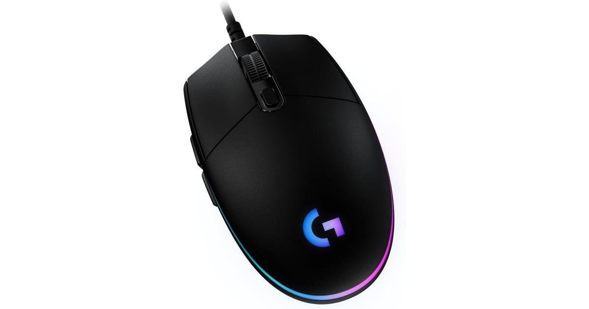 Logitech RGB wired gaming mouse for computer setup