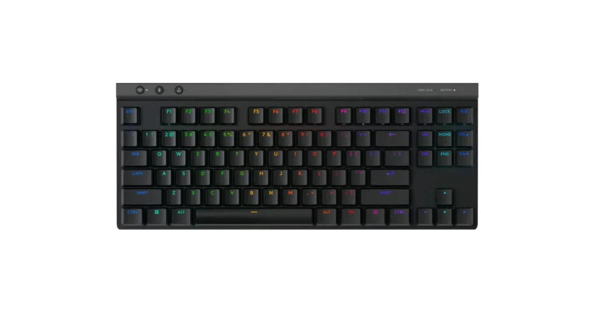 Logitech G G515 TKL, Wired Ultra-Slim Gaming Keyboard, Fully Customizable RGB, Double Layer PBT Keyboards, US International QWERTY Keyboard - Black