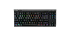 Logitech G G515 TKL, Wired Ultra-Slim Gaming Keyboard, Fully Customizable RGB, Double Layer PBT Keyboards, US International QWERTY Keyboard - Black