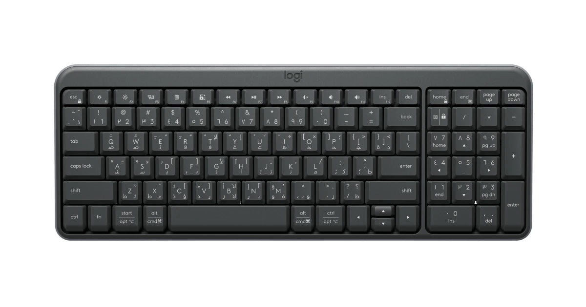 Logitech K250 Compact Bluetooth Wireless Keyboard Graphite