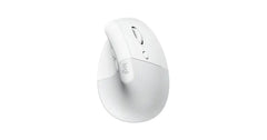 Logitech Lift Vertical Ergonomic Mouse Wireless, Bluetooth - Off White