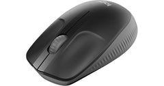 Logitech Wireless Mouse M190 Full Size Ambidextrous Curve Design - Charcoal