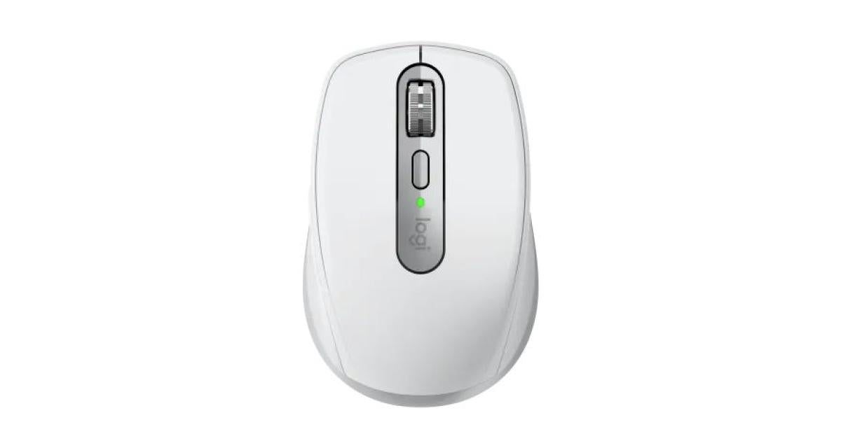 Logitech MX Anywhere 3S Compact Wireless Mouse – Pale Grey, 8K DPI, Fast Scrolling, Bluetooth & USB-C Logitech MX Anywhere 3S Compact Wireless Mouse – Pale Grey, 8K DPI, Fast Scrolling, Bluetooth & USB-C