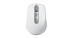 Logitech MX Anywhere 3S Compact Wireless Mouse – Pale Grey, 8K DPI, Fast Scrolling, Bluetooth & USB-C