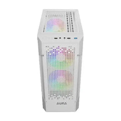Gamdias Aura Gc7 Argb  Tower Gaming Case White