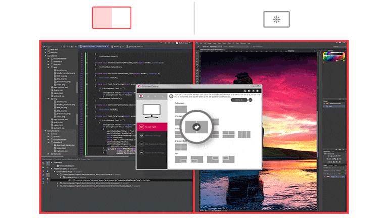 LG 4K monitor for display setup