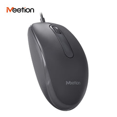 Meetion M100 Wired Silent Mouse -Black
