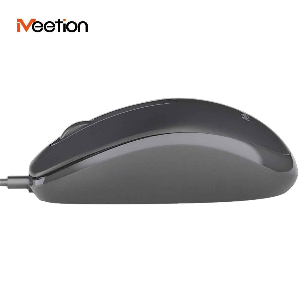 Meetion M100 Wired Silent Mouse -Black Meetion M100 Wired Silent Mouse -Black