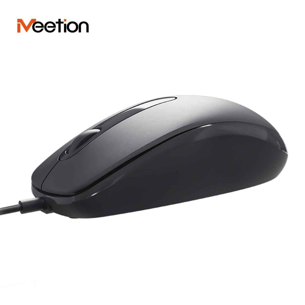 Meetion M100 Wired Silent Mouse -Black Meetion M100 Wired Silent Mouse -Black