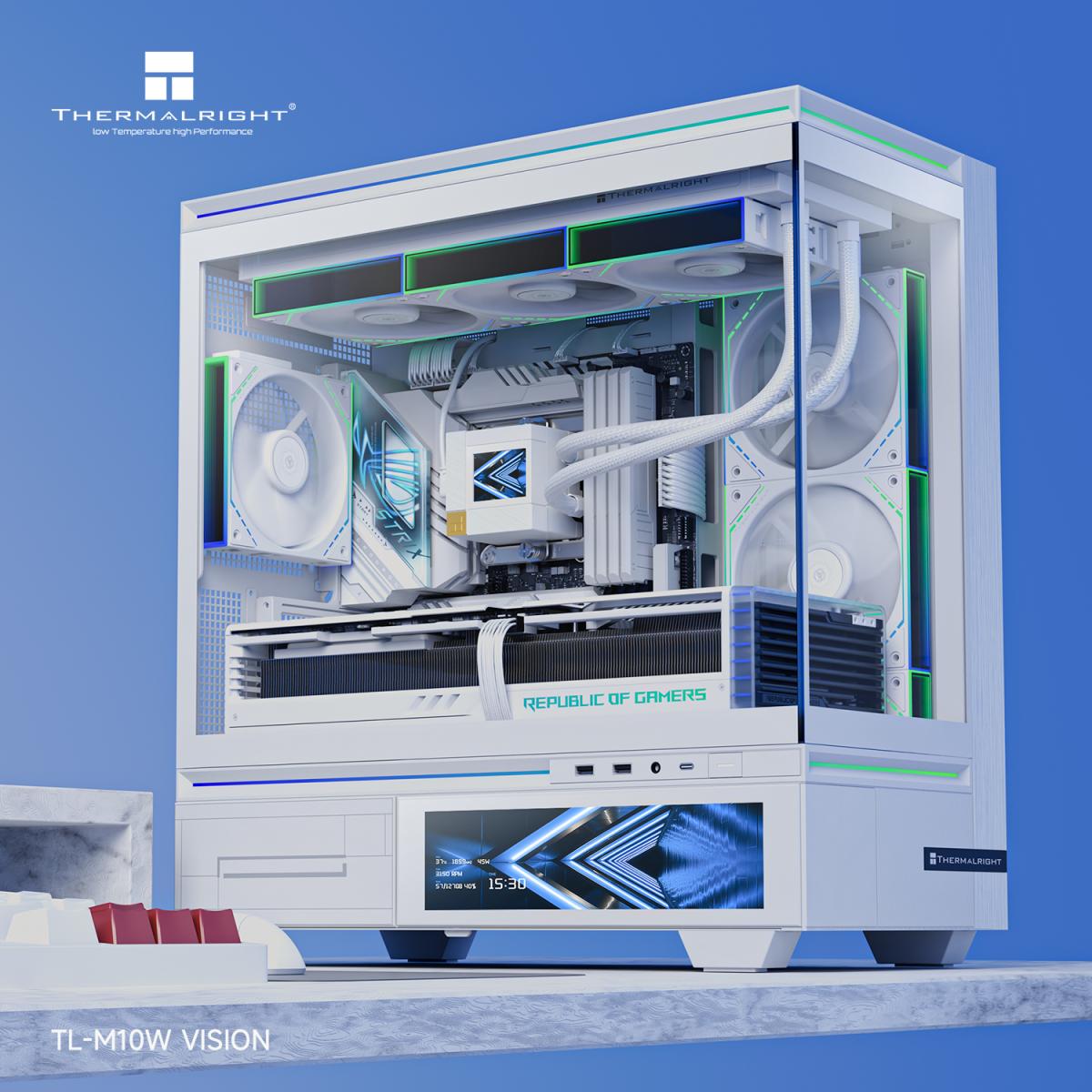 Thermalright ARGB PC case for desktop computer builds and component installation
