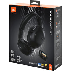 Jbl Tour One M3 Smart Tx Wireless Over Ear Noise Cancelling Headphones With Smart Transmitter, Hi Res Audio (3.5mm Or Usb C), Spatial 360 Sound With Head Tracking & 70hrs Of Playback (black) - CompuMe