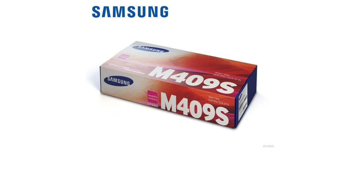 Samsung CLT-M409S Laser Toner Cartridge Magenta (Original)