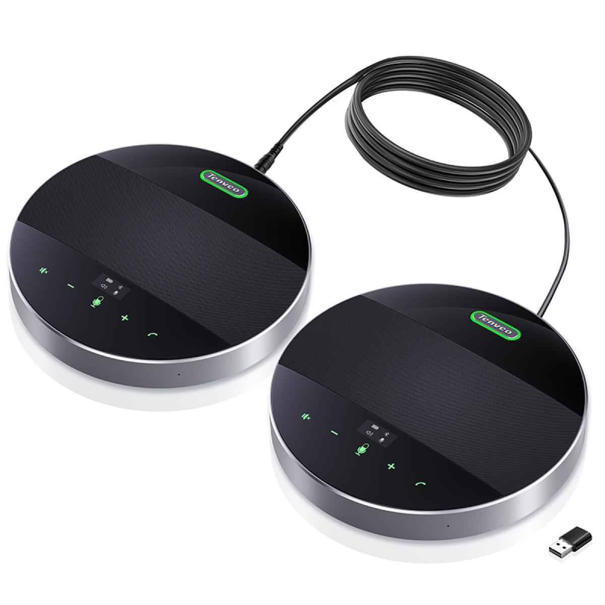 Tenveo M5B-EX Bluetooth Wireless Full-duplex Omnidirectional Speakerphone Tenveo M5B-EX Bluetooth Wireless Full-duplex Omnidirectional Speakerphone