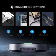 Tenveo M5B-EX Bluetooth Wireless Full-duplex Omnidirectional Speakerphone