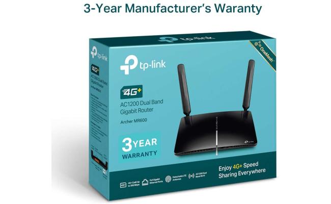 TP - Link wireless router for network connectivity