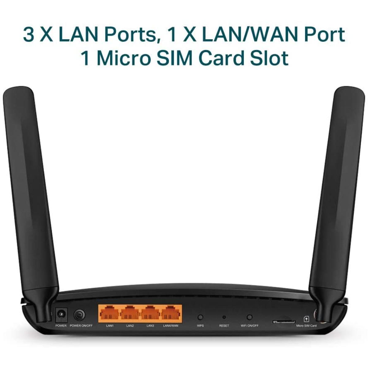 TP - Link wireless router for network connectivity