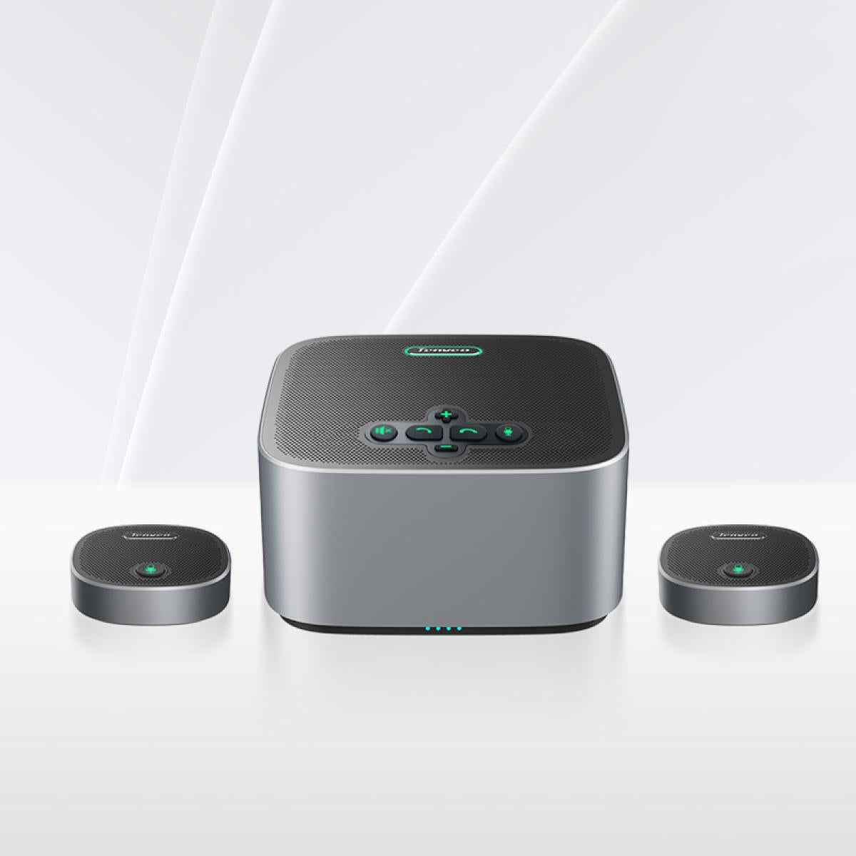 Tenveo M6B-EX Bluetooth Wireless 9 Meters Voice Pickup Range Full-Duplex Omnidirectional Speakerphone