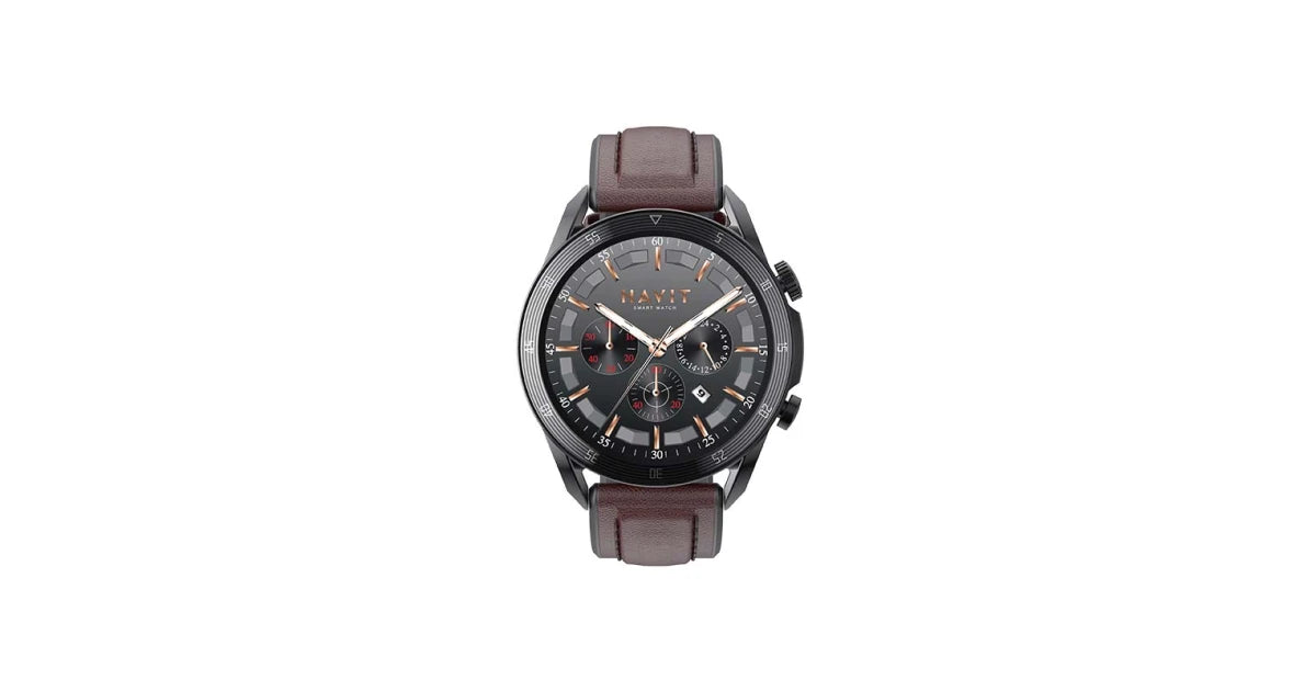 HAVIT M9030 PRO 24-Hour Life Assistant Smart Watch – Brown
