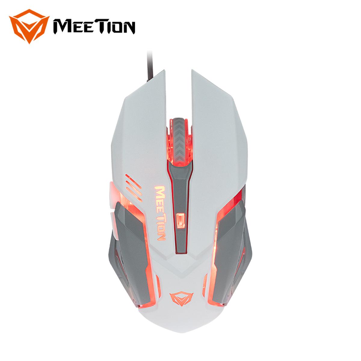 Meetion M915 RGB Gaming Wired Mouse -White